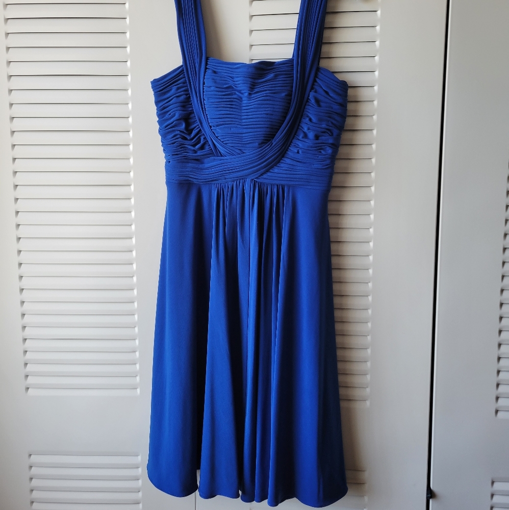 JS Boutique Royal Blue Fit&Flare Dress.